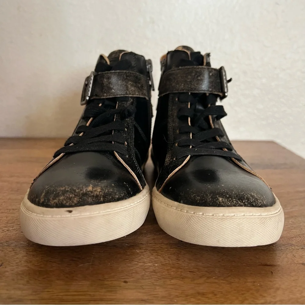 Frye Unisex-Child Dylan Strap Sneaker Size 2